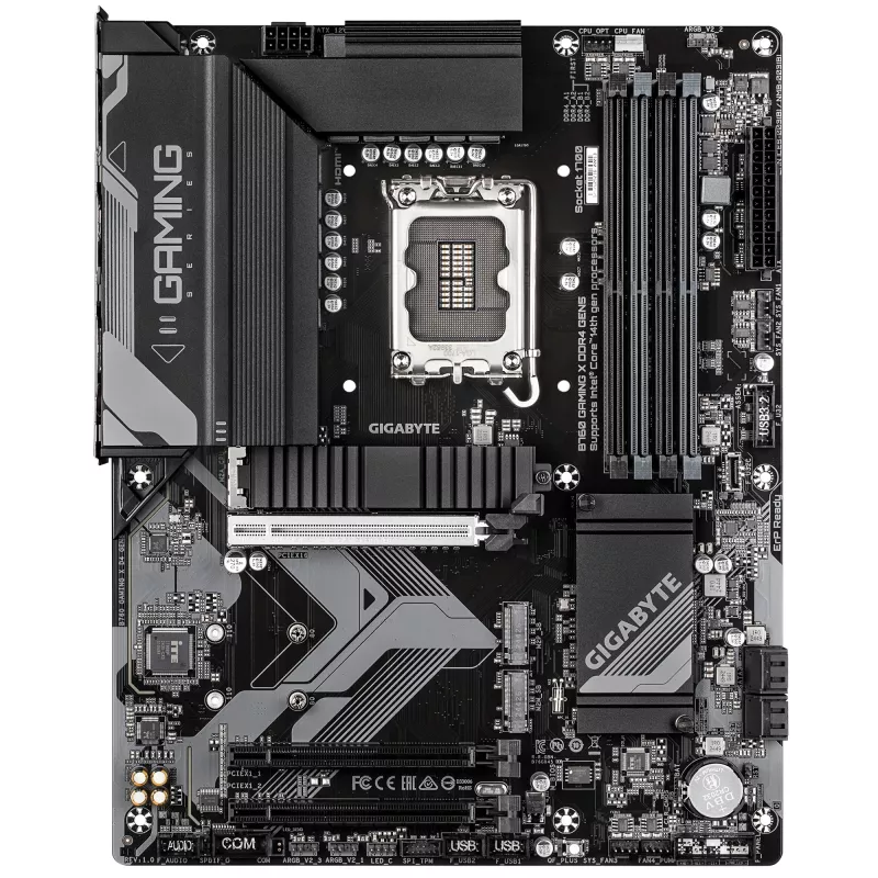 GIGABYTE B760 GAMING X DDR4 GEN5 mātesplate - atbalsta 14. paaudzes Intel Core CPU, 8+1+1 fāžu VRM, līdz 5333MHz DDR4 (OC), 3xPCIe 4.0 M.2, 2.5GbE LAN, USB 3.2 Gen 2