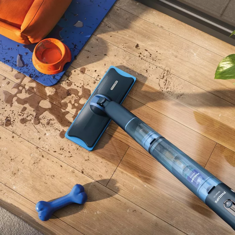 Philips 5000 sērija OneUp Elektriskā Beržamā Slotaiņa, Bezvada beržamā slotaiņa, 0,178 L, Zila, 0,281 L, 70 min, 350 mm