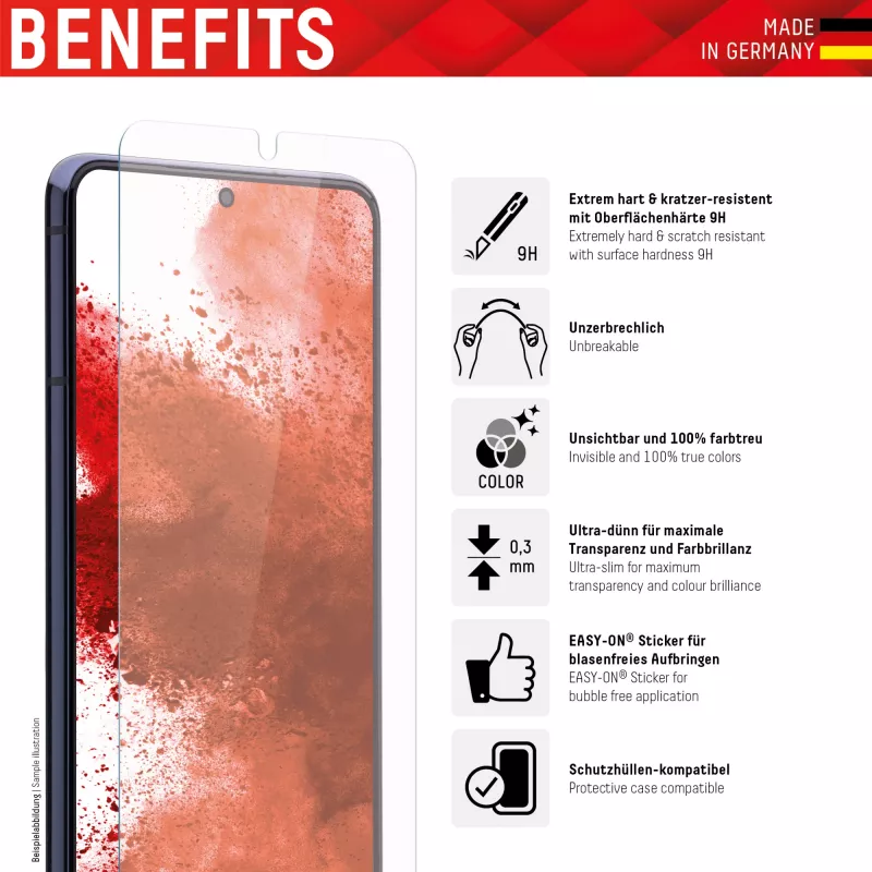 Displex Smart Glass (9H) Samsung Galaxy A12/A13/A32 5G, montāžas uzlīme, neplīstošs, īpaši plāns, neredzams