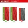 Displex pilna pārklājuma ekrāna aizsargs (10H) Samsung Galaxy S24+/S25+, EASY-ON® Eco montāžas rāmis, pilns pārklājums