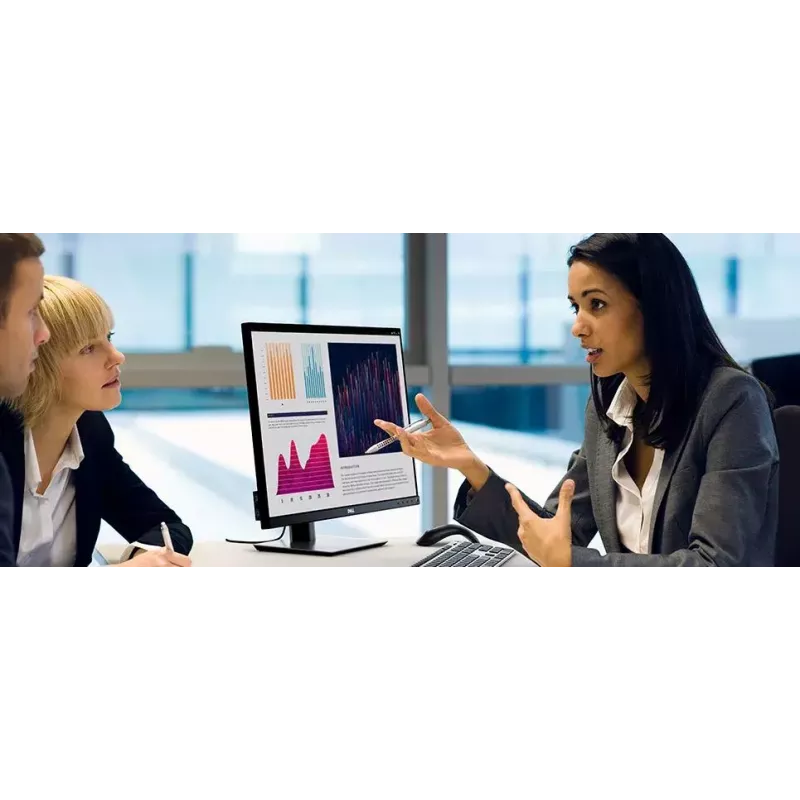 DELL P Series P2421 datora monitors 61,2 cm (24,1 collas) 1920 x 1200 pikseļi WUXGA LCD Melns