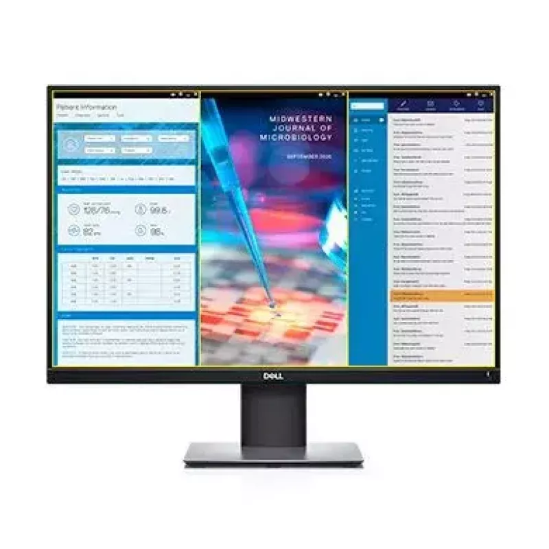 DELL P Series P2421 datora monitors 61,2 cm (24,1 collas) 1920 x 1200 pikseļi WUXGA LCD Melns