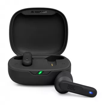 JBL Wave Flex austiņas True Wireless Stereo (TWS) Iekšauss Zvanu/Mūzikas/Sporta/Ikdienas Bluetooth Melns