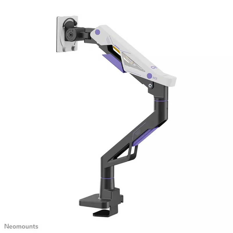 Neomounts DS70-256BL1 spēļu monitora statīvs 24–57 collu ekrāniem, gāzes atspere, Topfix, 30 kg kravnesība, VESA 75–200 mm