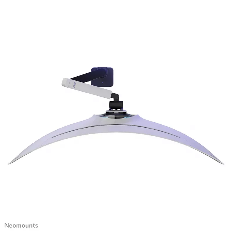 Neomounts DS70-256BL1 spēļu monitora statīvs 24–57 collu ekrāniem, gāzes atspere, Topfix, 30 kg kravnesība, VESA 75–200 mm