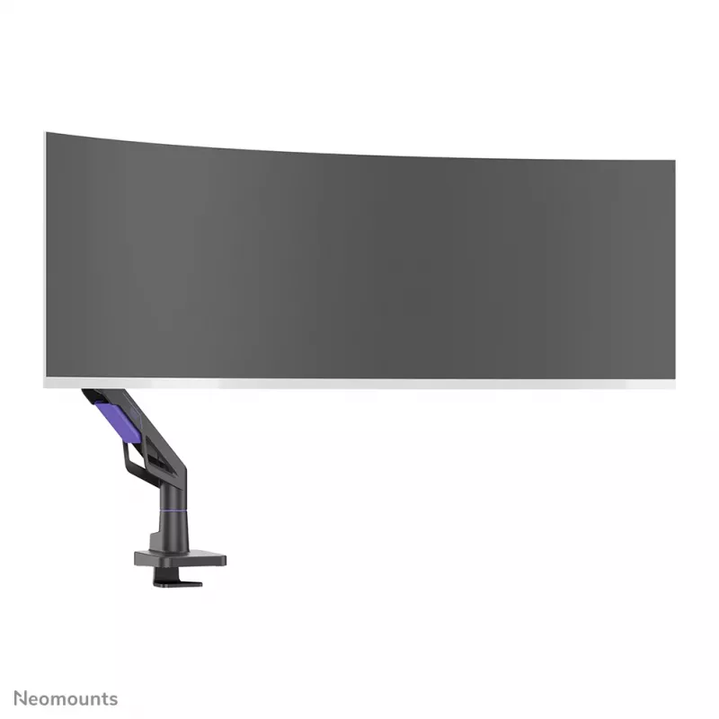 Neomounts DS70-256BL1 spēļu monitora statīvs 24–57 collu ekrāniem, gāzes atspere, Topfix, 30 kg kravnesība, VESA 75–200 mm