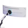 Neomounts DS70-256BL1 spēļu monitora statīvs 24–57 collu ekrāniem, gāzes atspere, Topfix, 30 kg kravnesība, VESA 75–200 mm