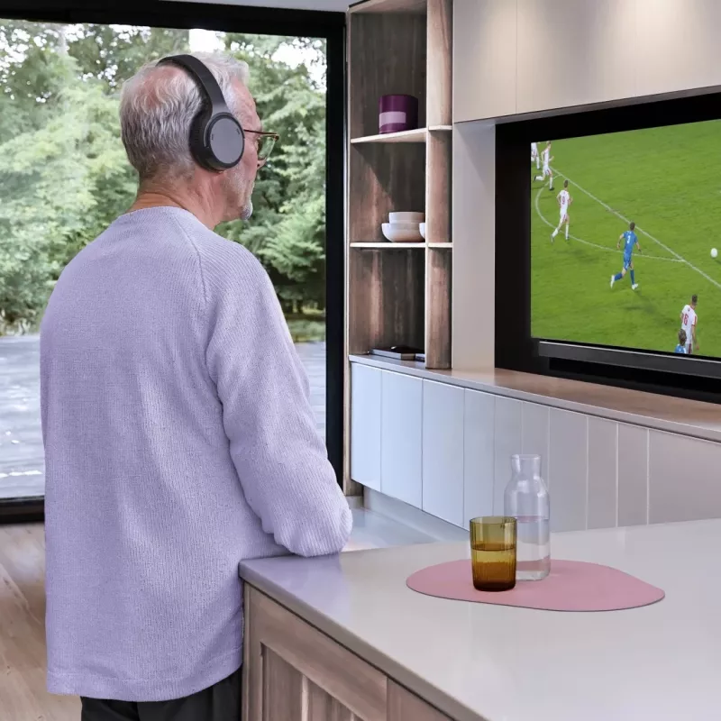 Austiņas Hama 00221847 vadu un bezvadu Bluetooth melnas