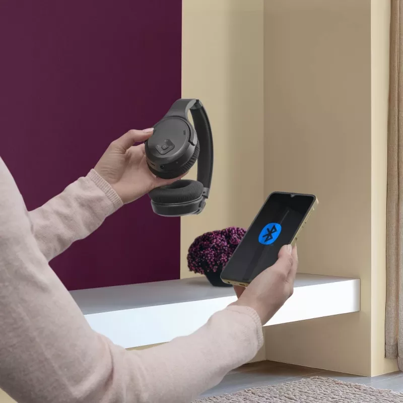 Austiņas Hama 00221847 vadu un bezvadu Bluetooth melnas