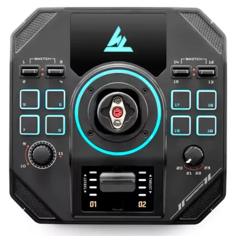 Thrustmaster Sol-R 4 HOTAS melns USB kursorsvira + dzinēja vadības svira analogā / digitālā PC