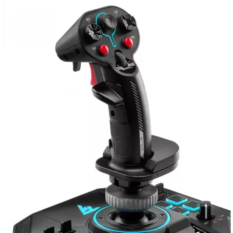 Thrustmaster Sol-R 4 HOTAS melns USB kursorsvira + dzinēja vadības svira analogā / digitālā PC