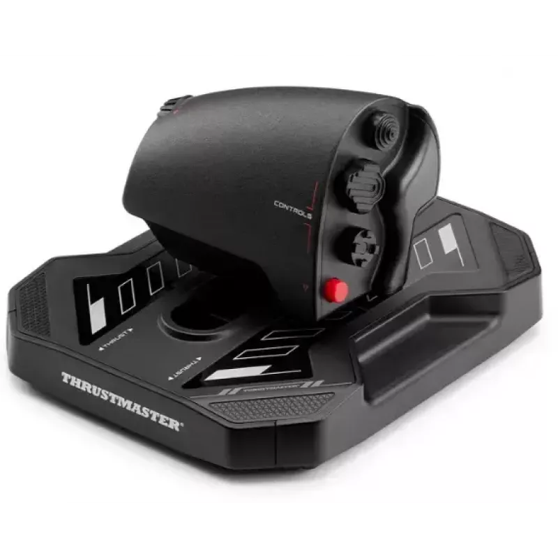 Thrustmaster Sol-R 4 HOTAS melns USB kursorsvira + dzinēja vadības svira analogā / digitālā PC