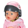 Leļļu ķivere ZAPF BABY born E-Scooter Helmet 43 cm — tekstils/plastmasa, daudzkrāsaina, vecums 3–12