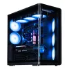 ZALMAN P60 Melns PC Midi Tower korpuss — ATX/Mini-ITX, rūdīts stikls, 3×120 mm sānu + 2×120 mm aizmugures ventilatori, 290×475×478 mm