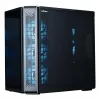 ZALMAN P60 Melns PC Midi Tower korpuss — ATX/Mini-ITX, rūdīts stikls, 3×120 mm sānu + 2×120 mm aizmugures ventilatori, 290×475×478 mm