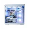 PC korpuss ZALMAN P60 Mid-Tower ar 5x ARGB ventilatoriem, balts