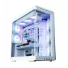 PC korpuss ZALMAN P60 Mid-Tower ar 5x ARGB ventilatoriem, balts