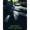 ICY BOX M.2 SATA/NVMe SSD korpuss ar USB 3.2 Gen 2 Type-C un RGB apgaismojumu
