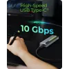 ICY BOX M.2 SATA/NVMe SSD korpuss ar USB 3.2 Gen 2 Type-C un RGB apgaismojumu