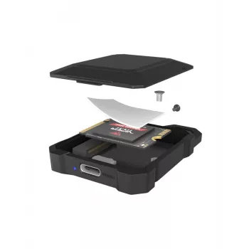 M.2 NVMe SSD korpuss icybox IB-1601MP-CU31 USB 3.2 Gen 2 Type-C 10 Gbps