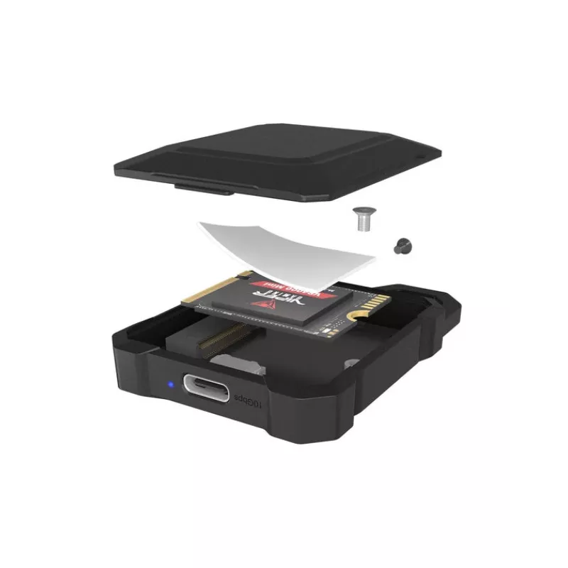 M.2 NVMe SSD korpuss icybox IB-1601MP-CU31 USB 3.2 Gen 2 Type-C 10 Gbps
