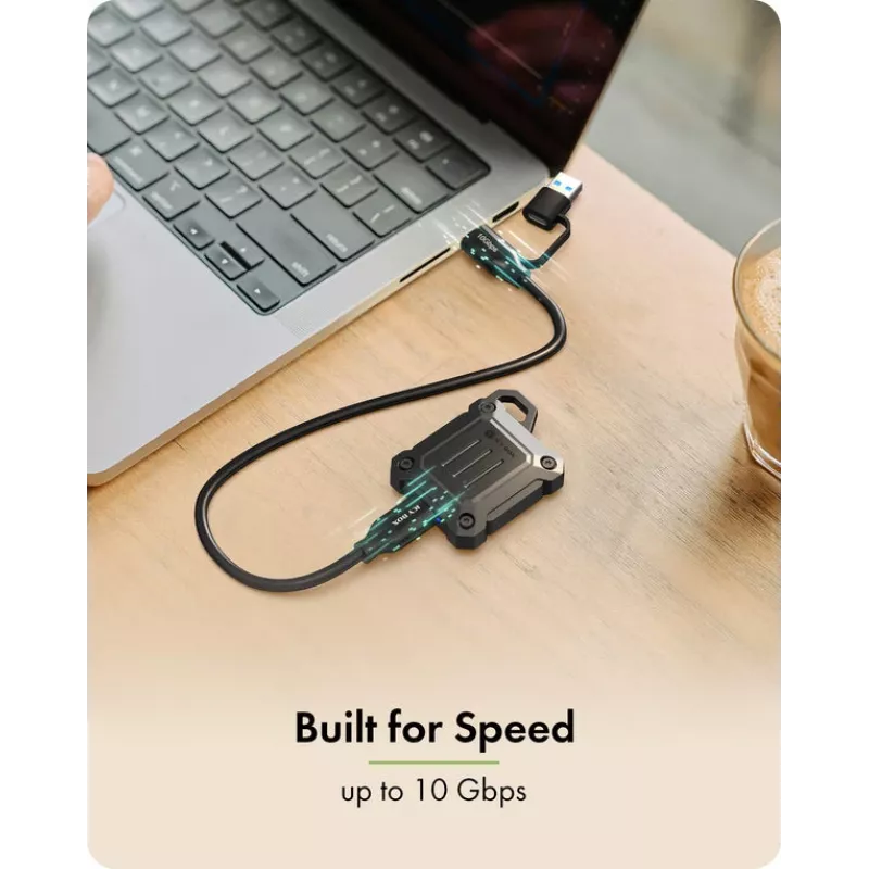 M.2 NVMe SSD korpuss icybox IB-1601MP-CU31 USB 3.2 Gen 2 Type-C 10 Gbps