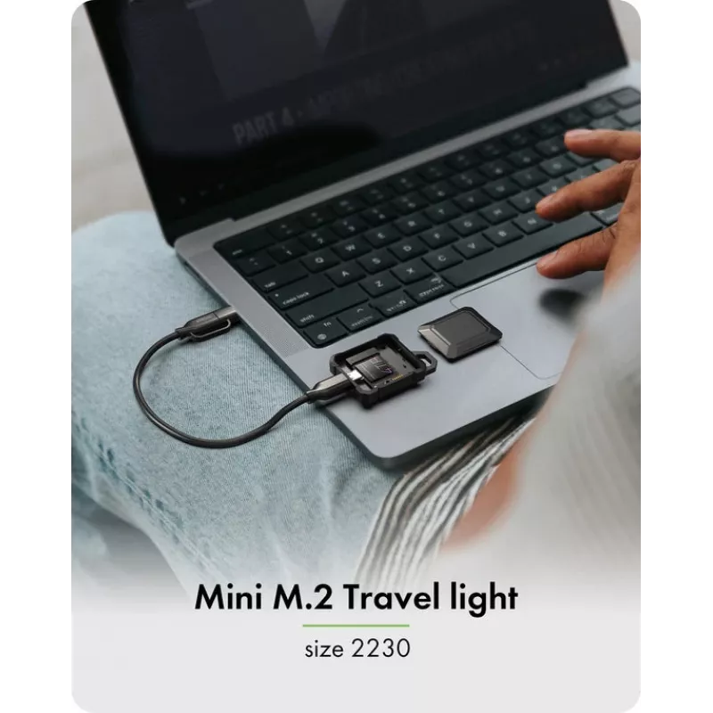 M.2 NVMe SSD korpuss icybox IB-1601MP-CU31 USB 3.2 Gen 2 Type-C 10 Gbps