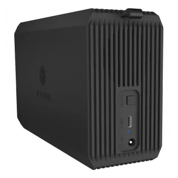 ICY BOX IB-RD3720-CU3 HDD/SSD korpuss Melns 2,5/3,5 collu