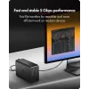 ICY BOX IB-RD3720-CU3 HDD/SSD korpuss Melns 2,5/3,5 collu
