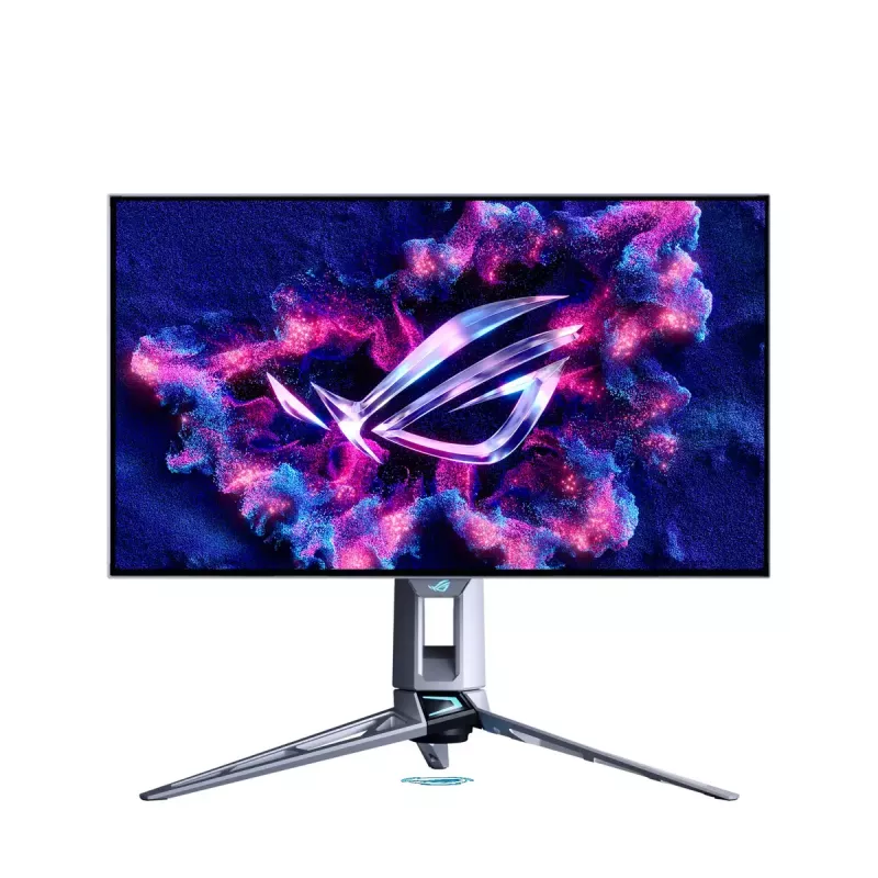 Datora monitors ASUS ROG Swift OLED PG27AQWP-W 26,5 collas (67,3 cm) 2560×1440 QHD 0,02 ms USB 3.2 Gen 1 VESA augstuma regulējams