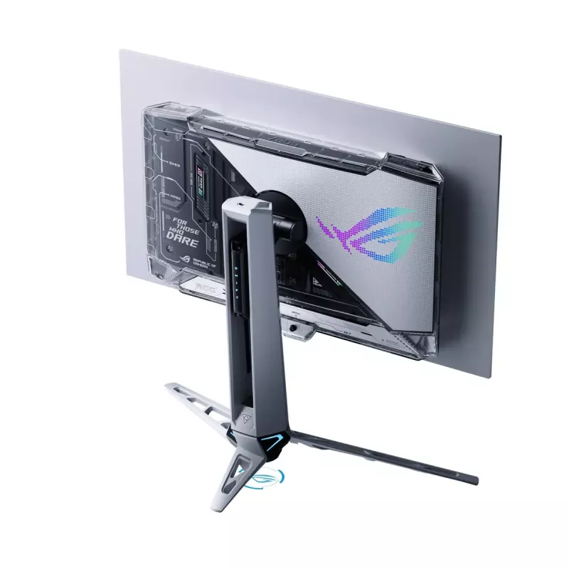 Datora monitors ASUS ROG Swift OLED PG27AQWP-W 26,5 collas (67,3 cm) 2560×1440 QHD 0,02 ms USB 3.2 Gen 1 VESA augstuma regulējams