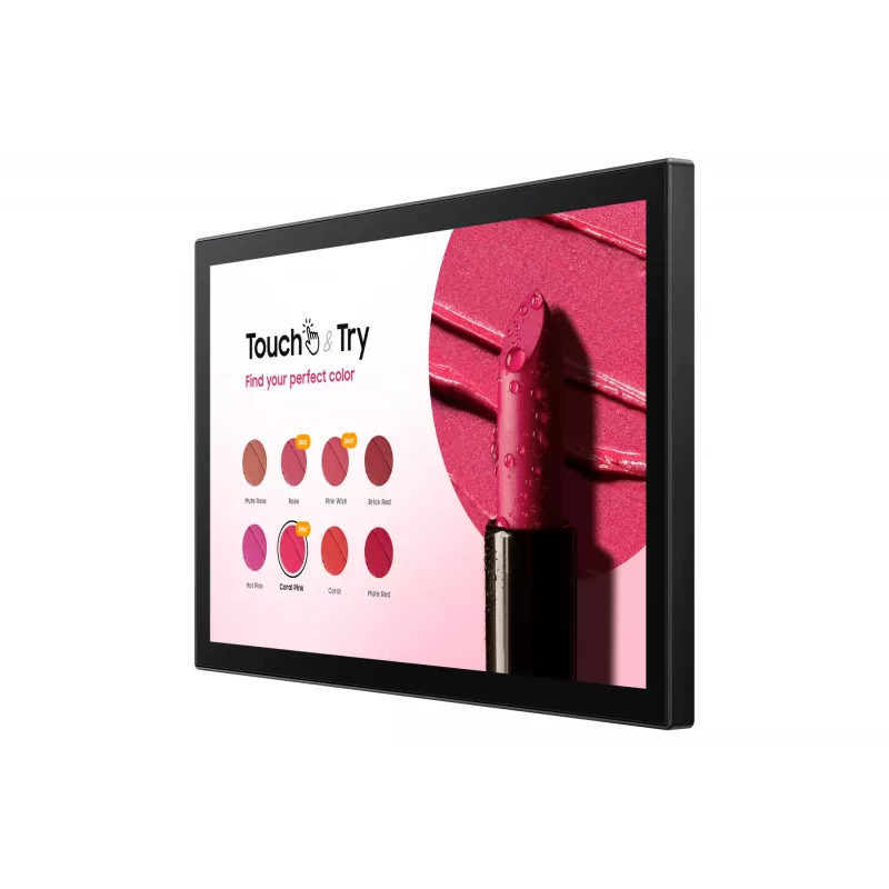 Samsung QB13C-T digitālās reklāmas plakanais panelis 33 cm (13 collu) LCD Wi-Fi 500 cd/m² Full HD melns skārienjutīgs Tizen 7.0 16/7
