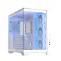 PC korpuss ASUS A32 PLUS/WT/TG/ARGB Mid Tower, balts, ATX, rūdīts stikls, ARGB, USB-C, atbalsta līdz 420 mm GPU