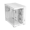 PC korpuss ASUS A32 PLUS/WT/TG/ARGB Mid Tower, balts, ATX, rūdīts stikls, ARGB, USB-C, atbalsta līdz 420 mm GPU