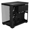 Datora korpuss ASUS A32 PLUS ATX, melns — rūdītais stikls, RGB ventilatori, USB-C, atbalsta ATX/Micro-ATX/Mini-ITX