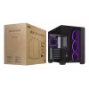 Datora korpuss ASUS A32 PLUS ATX, melns — rūdītais stikls, RGB ventilatori, USB-C, atbalsta ATX/Micro-ATX/Mini-ITX