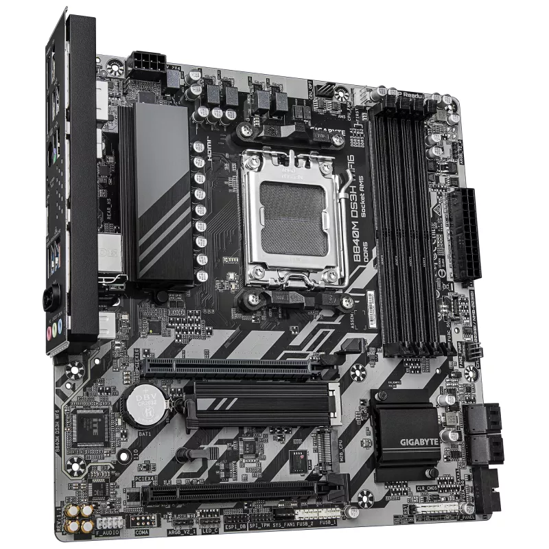 Mātesplate GIGABYTE B840M DS3H WIFI6, AMD B550, Socket AM5, Micro ATX