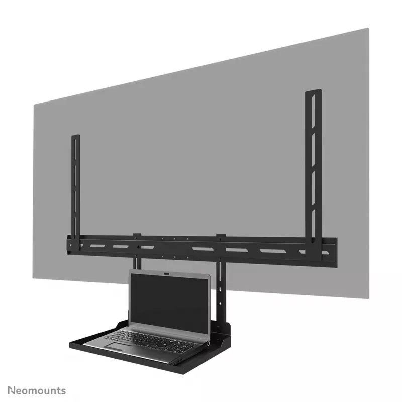 Neomounts klēpjdatoru plaukta komplekts AV45-500BL 43–110 collu ekrāniem, VESA līdz 600x400, maks. 2,5 kg, 900×242×640 mm