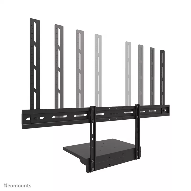 Neomounts klēpjdatoru plaukta komplekts AV45-500BL 43–110 collu ekrāniem, VESA līdz 600x400, maks. 2,5 kg, 900×242×640 mm
