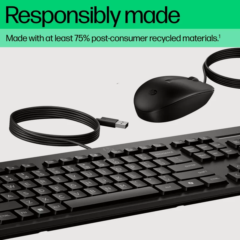 Pele HP 225 vadu pele un tastatūras komplekts G2 USB