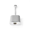 Video kabeļa adapteris Nedis CCTB64580AL02 0,2 m USB Type-C Mini DisplayPort