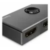 HAMA 8K HDMI divvirzienu slēdzis — 1 ieeja uz 2 izejām / 2 ieejas uz 1 izeju, modelis 00205324