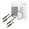 Audio kabelis LogiLink CA1203 1.5m 2xRCA melns