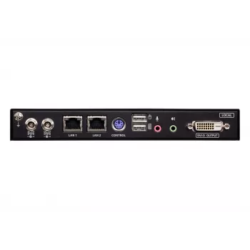 ATEN 1 vietējās/attālinātās koplietošanas piekļuves viena porta DVI KVM komutators, izmantojot IP