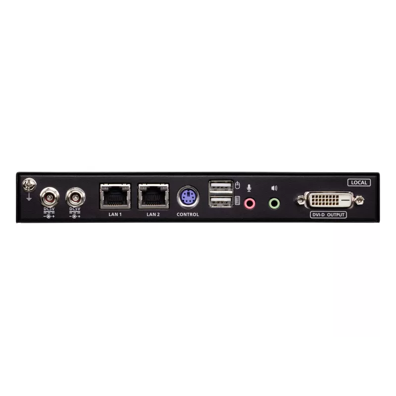 ATEN 1 vietējās/attālinātās koplietošanas piekļuves viena porta DVI KVM komutators, izmantojot IP