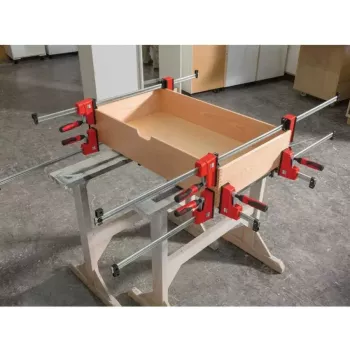 Stieņa skava Bessey KREV150-2K, platums 300 mm, dziļums 200 mm, augstums 300 mm, daudzkrāsains