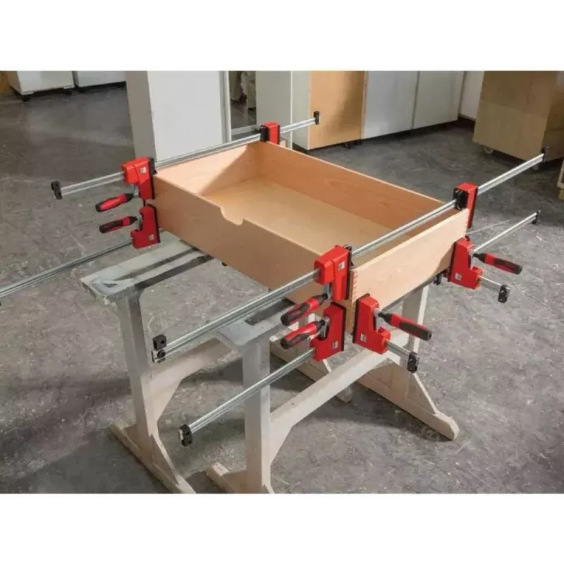 Stieņa skava Bessey KREV150-2K, platums 300 mm, dziļums 200 mm, augstums 300 mm, daudzkrāsains