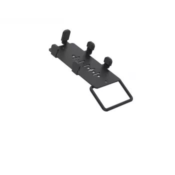 POS stiprinājums Ergonomic Solutions SpacePole Payment PAX A35 MultiGrip ar rokturi melns metāls