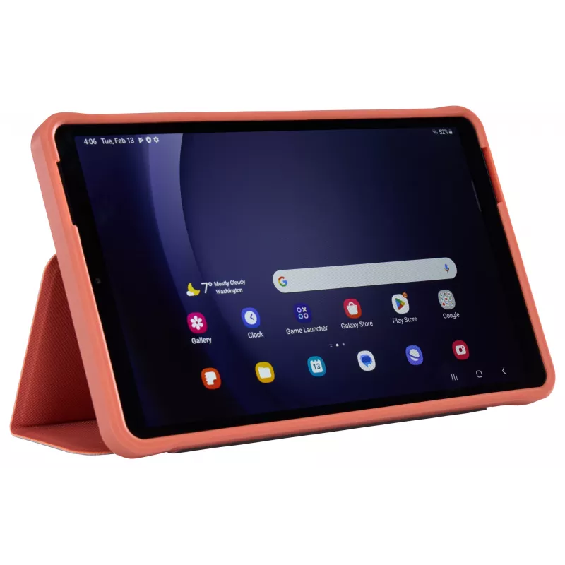 Case Logic SnapView CSGE2196 Sienna Red, Vāciņš, Samsung, Galaxy Tab A9 8,7 collas, 22,1 cm (8,7 collas), 200 g