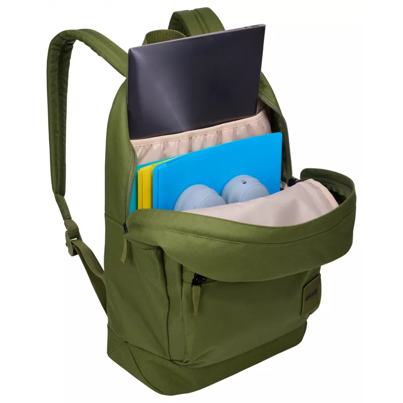 Case Logic Campus CCAM1216 Hawthorne zaļa mugursoma Ikdienas mugursoma Melns Poliesters